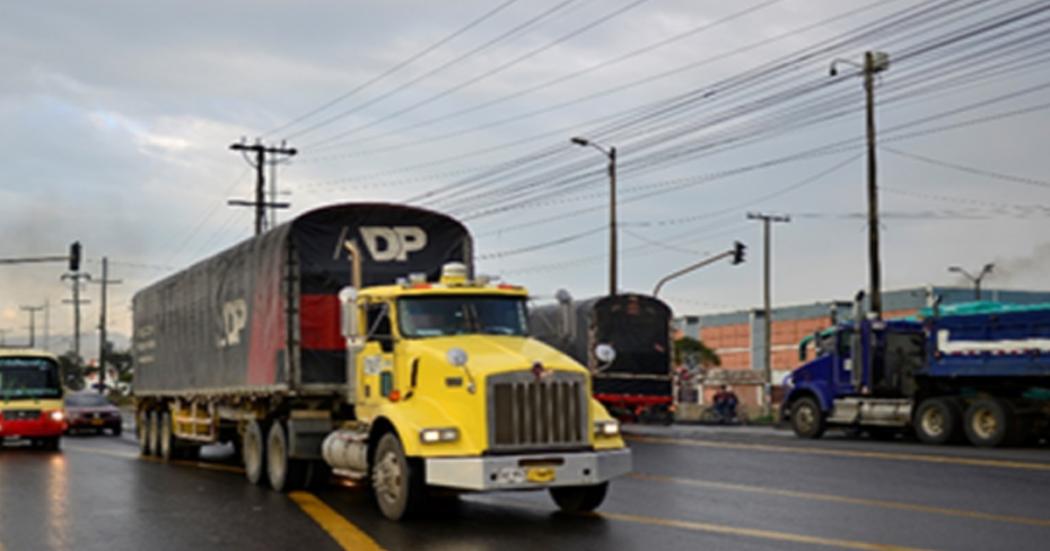 Bogotá: pico y placa para vehículos de carga durante abril de 2022