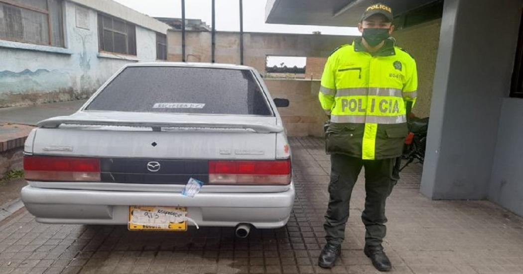Policía de Ciudad Bolívar recuperó un vehículo que había sido hurtado