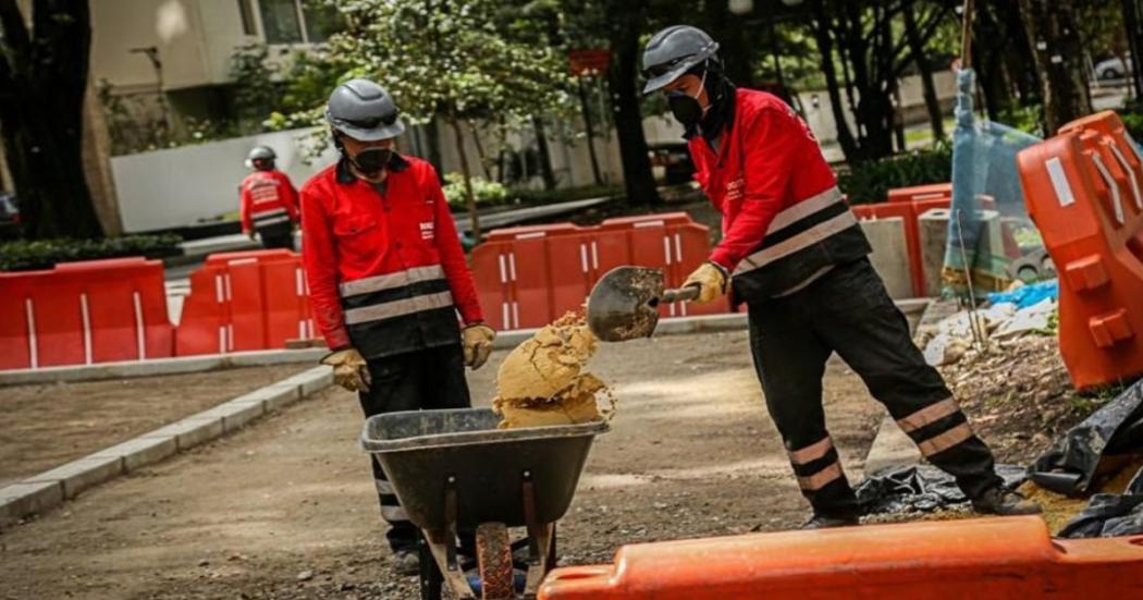 Bogotá: Oferta de empleo para construcción de vías y espacio público