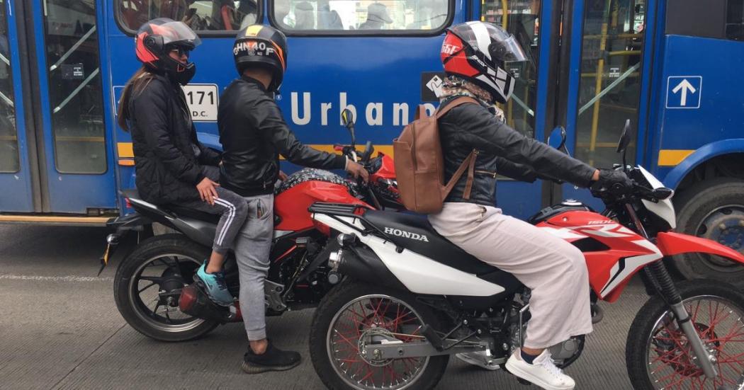 En Bogotá, restricción de parrillero en moto no se aplicará a mujeres