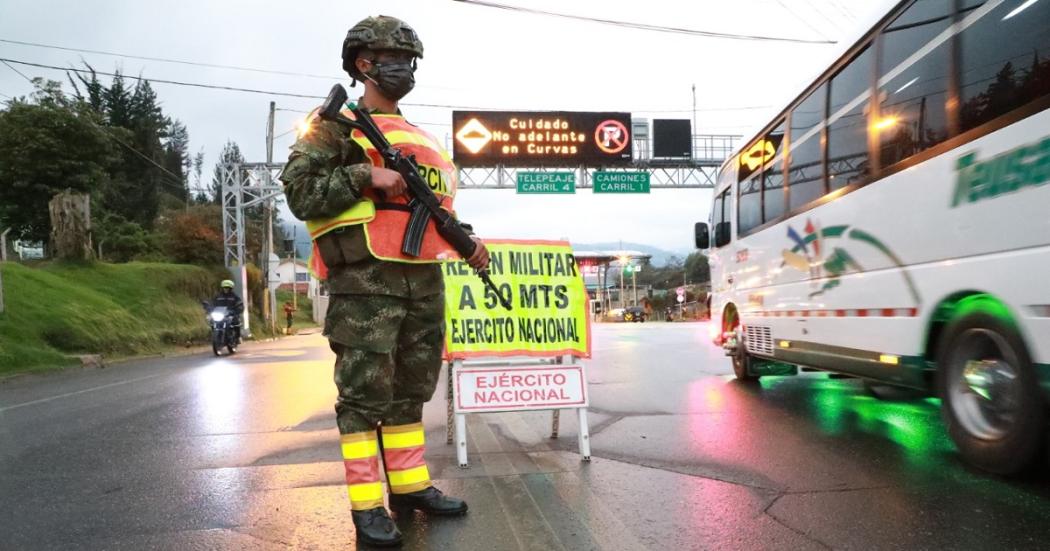 En marcha 20 puestos de control mixto para la seguridad en Bogotá 