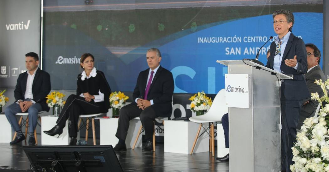 Alcaldesa entregó 2 patios taller en Cota; avance de Bogotá-Región