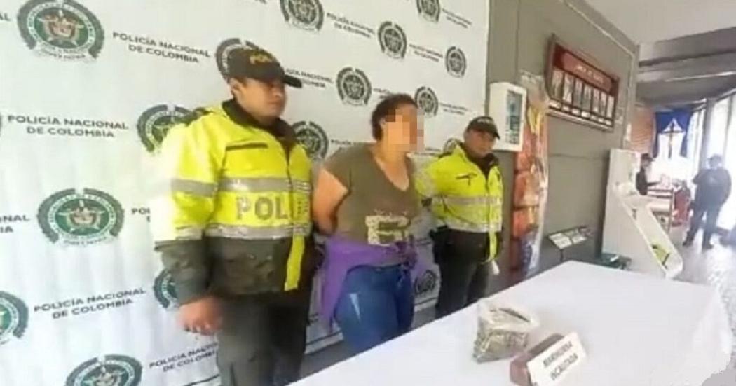 En Ciudad Bolívar fue capturada una mujer con una bolsa con marihuana