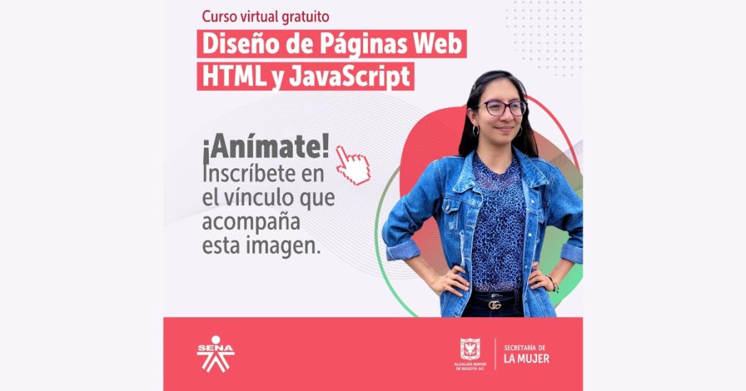 Curso gratis de diseño de páginas Web, HTML y Javascript para mujeres 