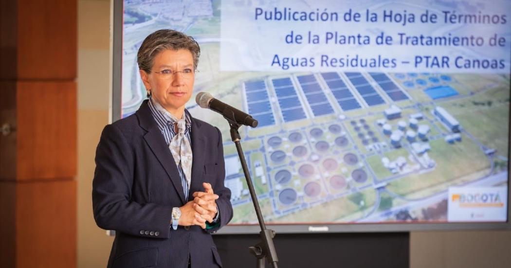 Alcaldesa explicó términos de licitación de planta para descontaminar río Bogotá