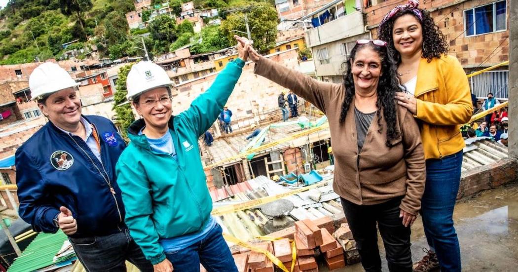 Alcaldesa revisó obras de mejoramiento de vivienda en San Cristóbal 