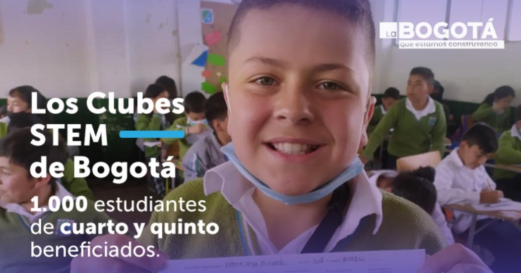 Nueve colegios oficiales de Bogotá promoverán los Clubes STEM 