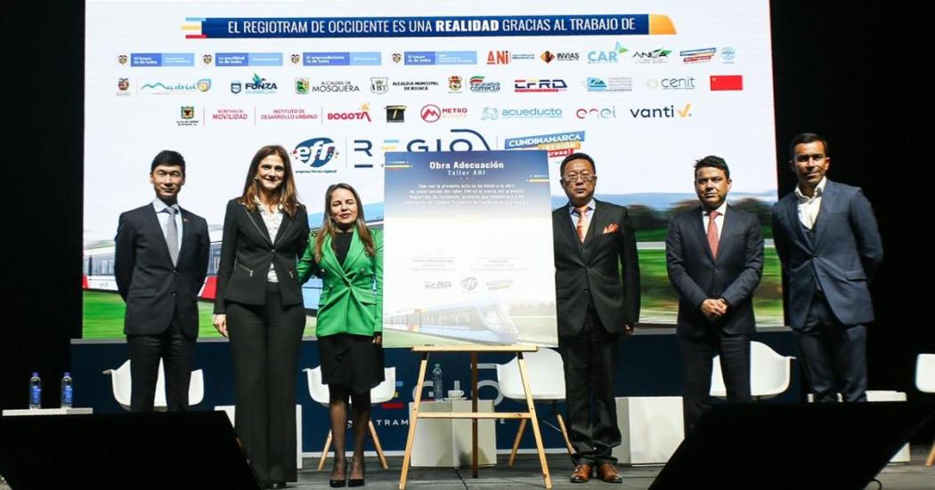 Bogotá: Inician obras del Regiotram de Occidente, tren de cercanías