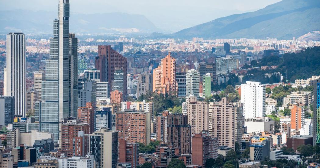 Foto panorámica de Bogotá