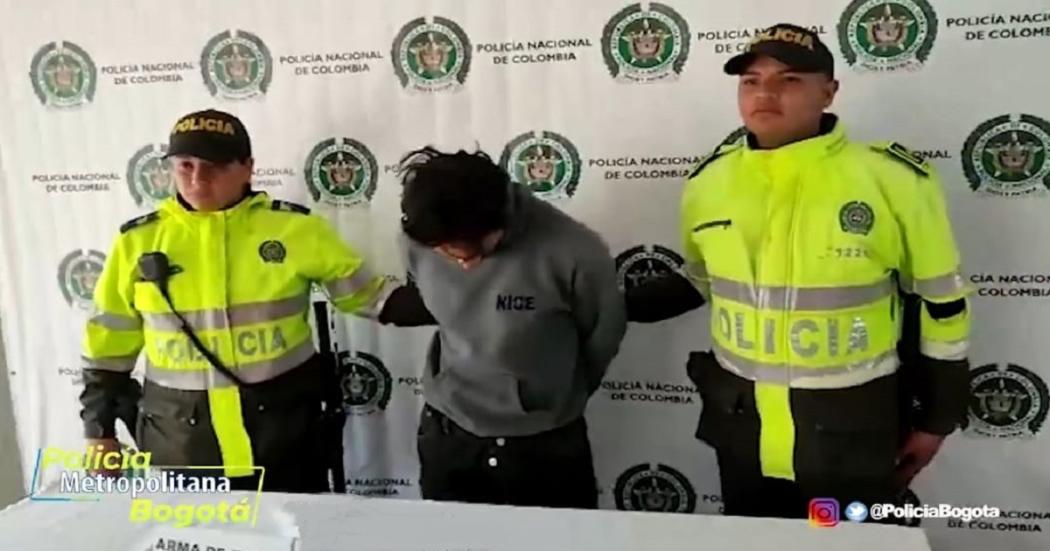 En Ciudad Bolívar la Policía sorprendió a un hombre con arma de fuego