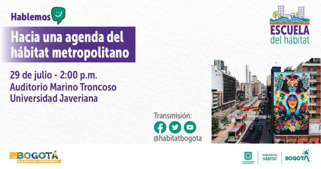 29 de julio: Diálogo sobre retos para enfrentar aglomeraciones urbanas