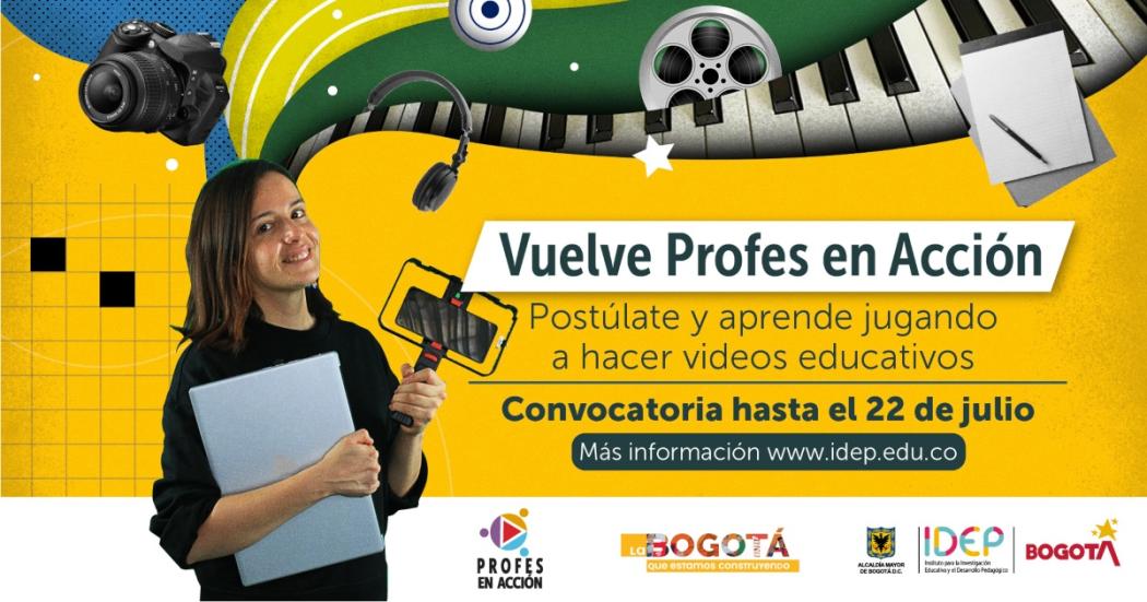 Bogotá: Inscripciones para curso de creación de videos para docentes