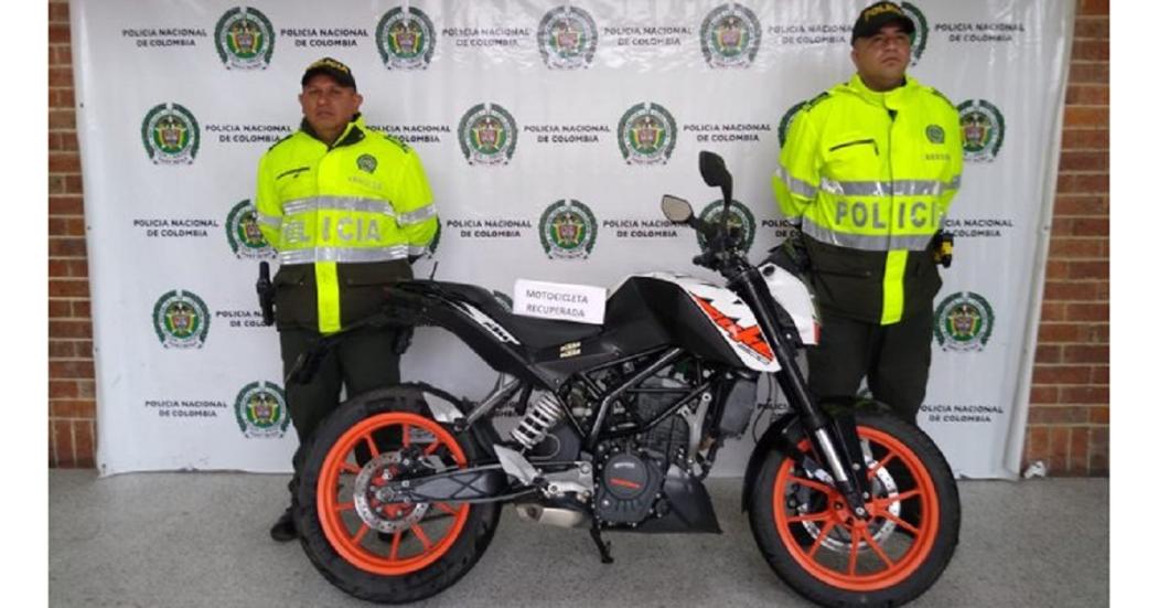 En San Cristóbal moto hurtada fue recuperada por Policía del cuadrante