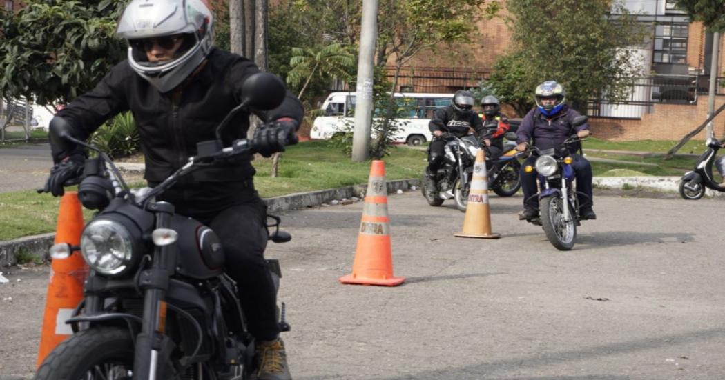 Fechas para participar en curso gratuito para motociclistas en Bogotá