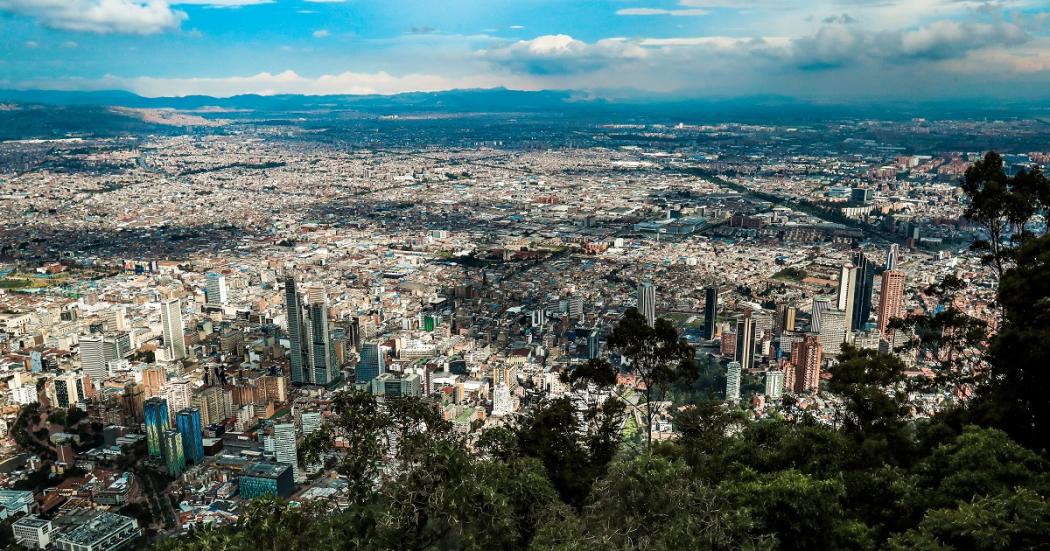 Panoramic picture of Bogotá