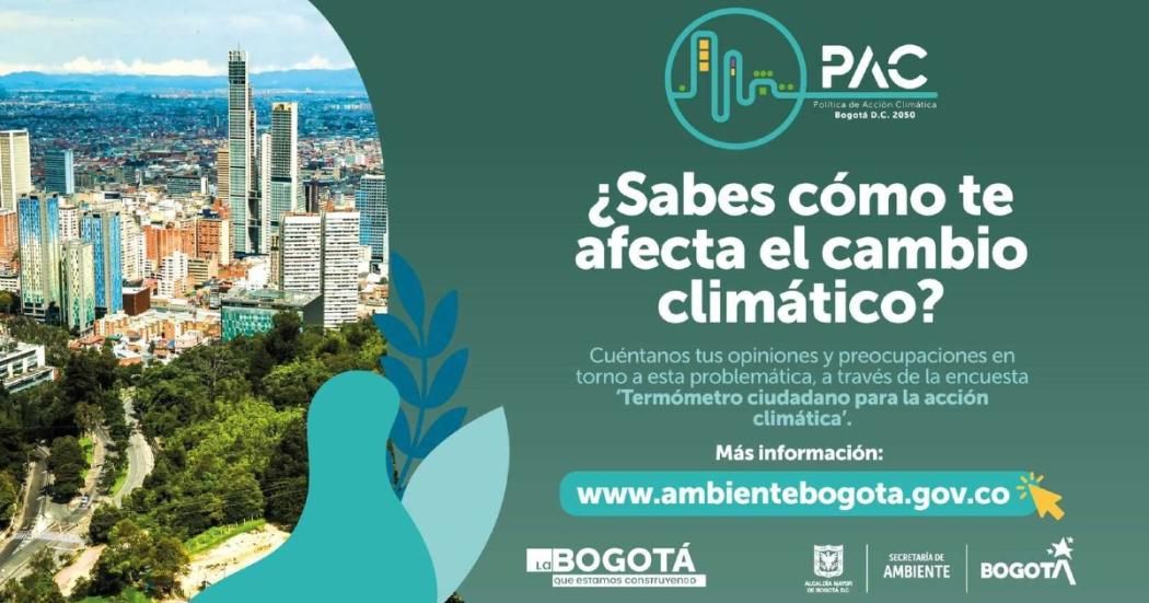 Participa en la construcción de la Política de Acción Climática Bogotá