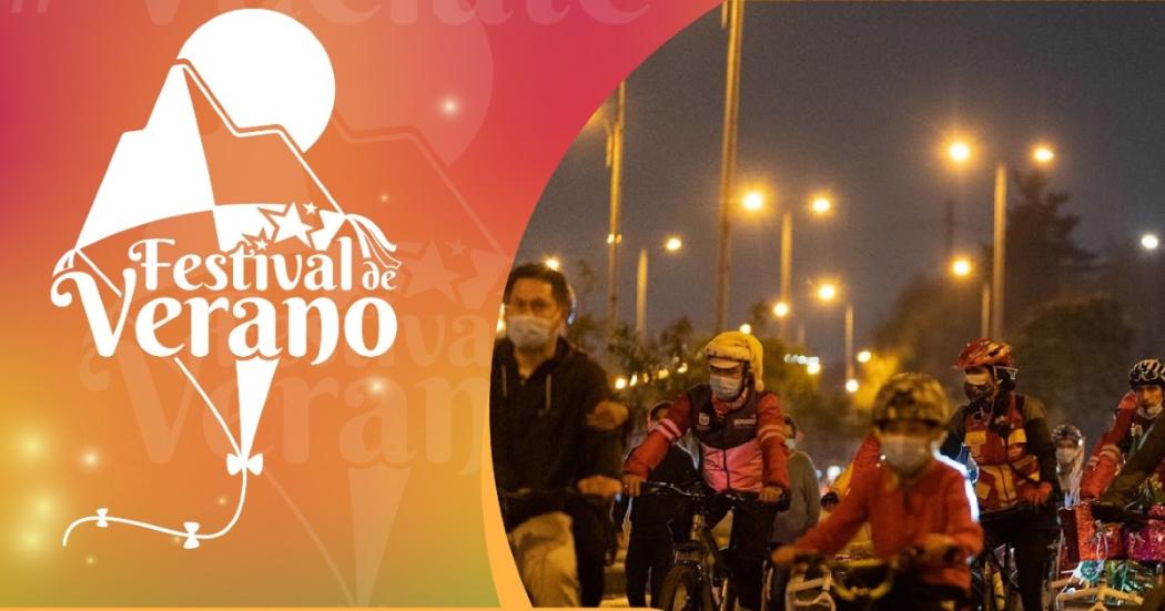 Ciclovía nocturna, Bicicine y más actividades para hoy en Bogotá ¡No faltes!