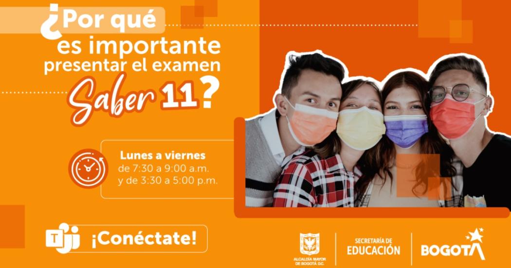 Talleres gratuitos en línea para preparar la prueba saber 11 en Bogotá