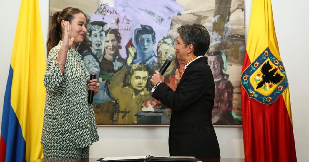 Alcaldesa posesionó a la nueva secretaria de Cultura de Bogotá 