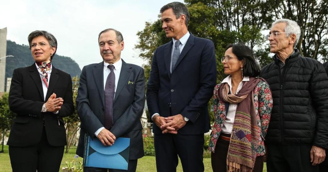 Presidente de España reafirmó apoyo a la paz durante visita a Bogotá