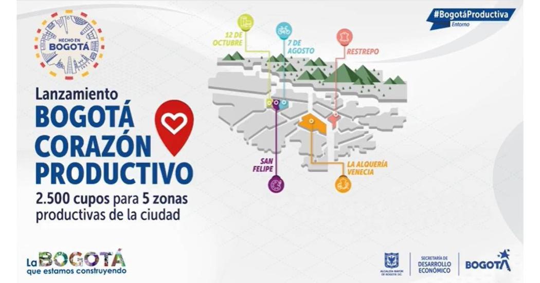 Lanzamiento programa Bogotá Corazón Productivo, apoyo a MiPymes 