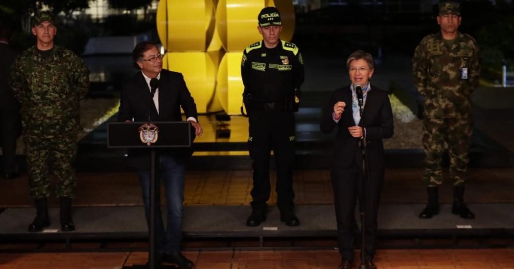 Bogotá ya no será una ciudad violenta, será pacífica: Presidente Petro