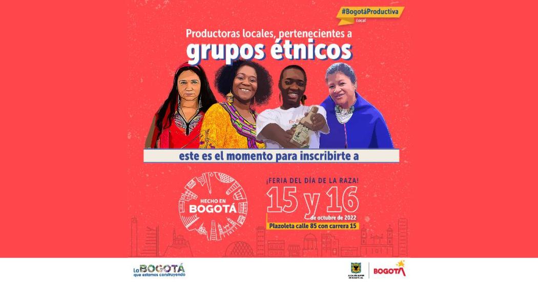 Convocatoria a grupos étnicos para participar en Feria Hecho en Bogotá