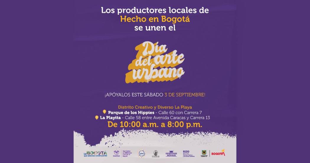 Feria Hecho en Bogotá se une a la celebración del Día del Arte Urbano 