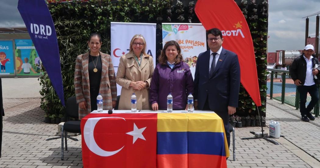 IDRD y Türkiye entregan centro de psicomotricidad en Ciudad Bolívar