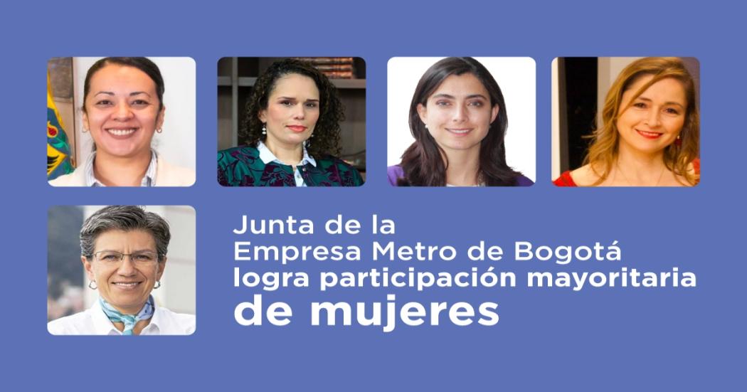 Junta de Empresa Metro de Bogotá: participación mayoritaria de mujeres