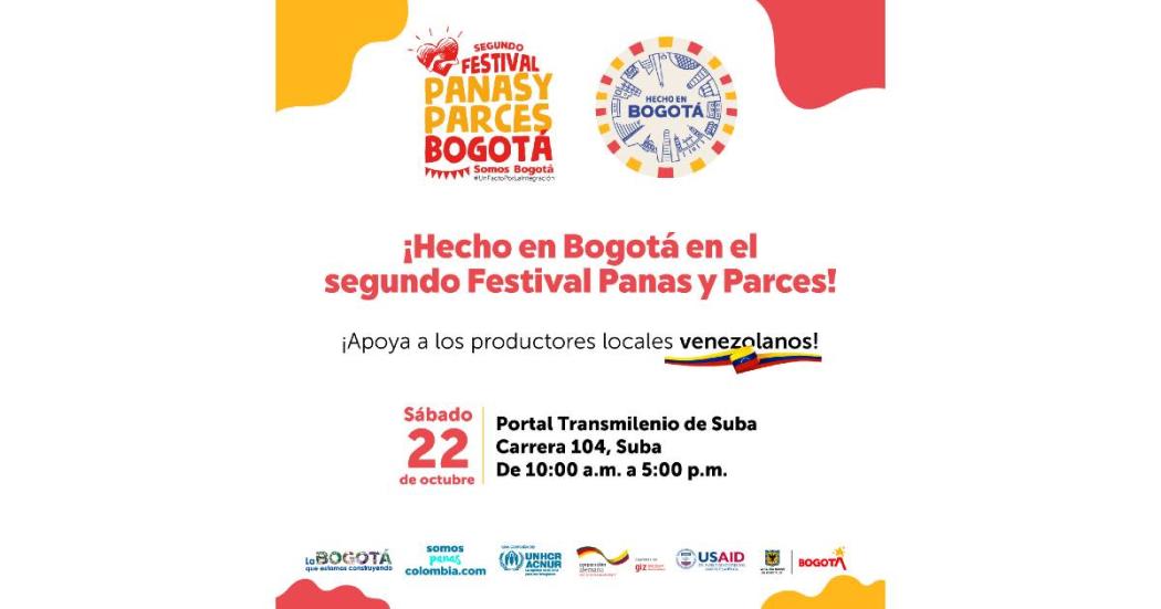 Programación Feria Hecho en Bogotá fin de semana 22 y 23 de octubre 