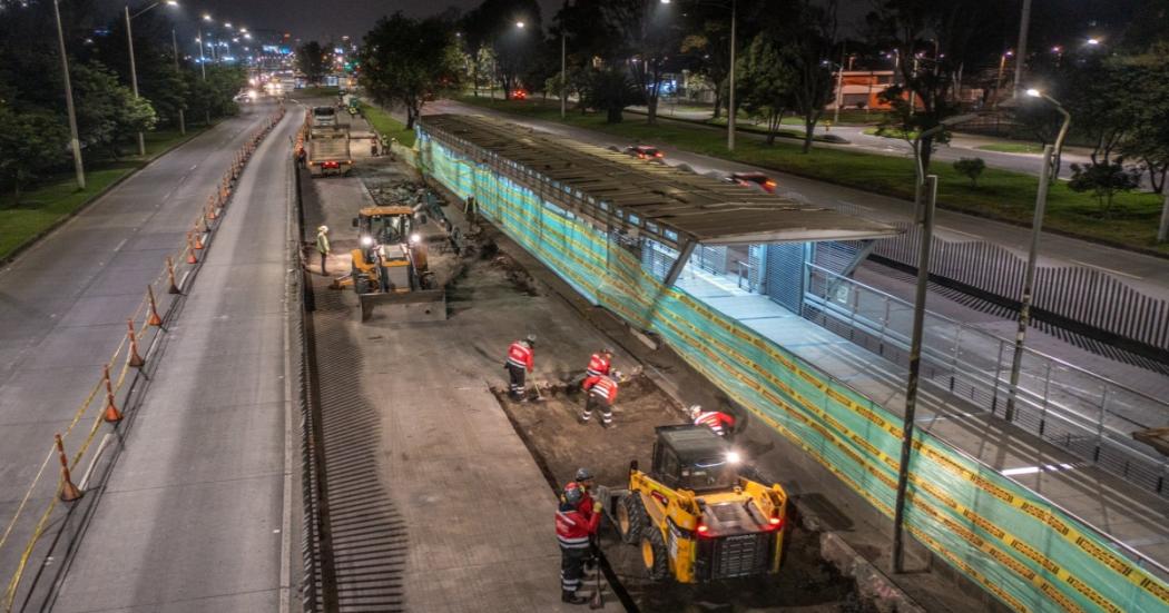 Obras civiles y de malla vial mantienen jornadas de trabajo nocturno 