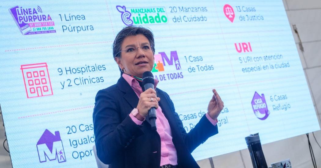 Alcaldía de Claudia López ha dado salto histórico en cuidado a mujeres