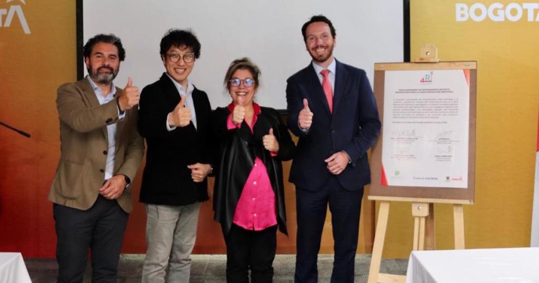 Se firma acuerdo entre Bogotá y Corea para impulsar observatorio 4RI 