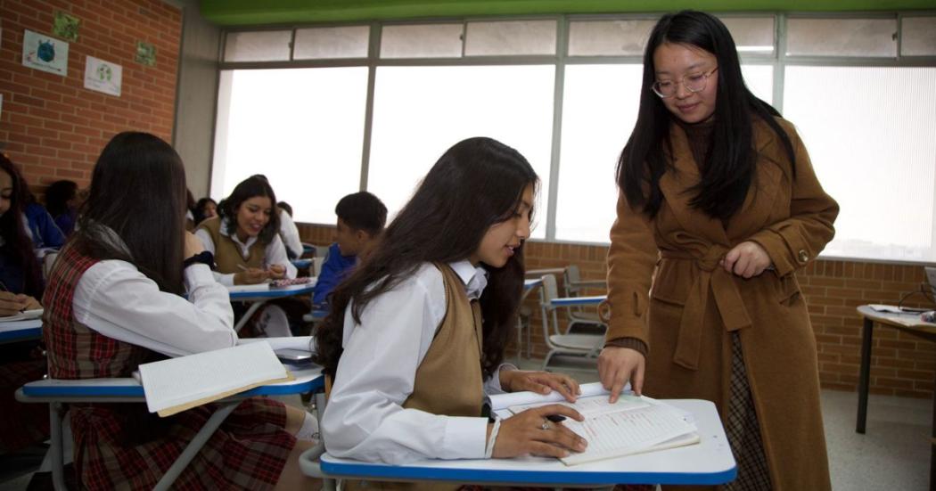 Estudiantes de colegios de Bogotá aprenden el idioma chino mandarín