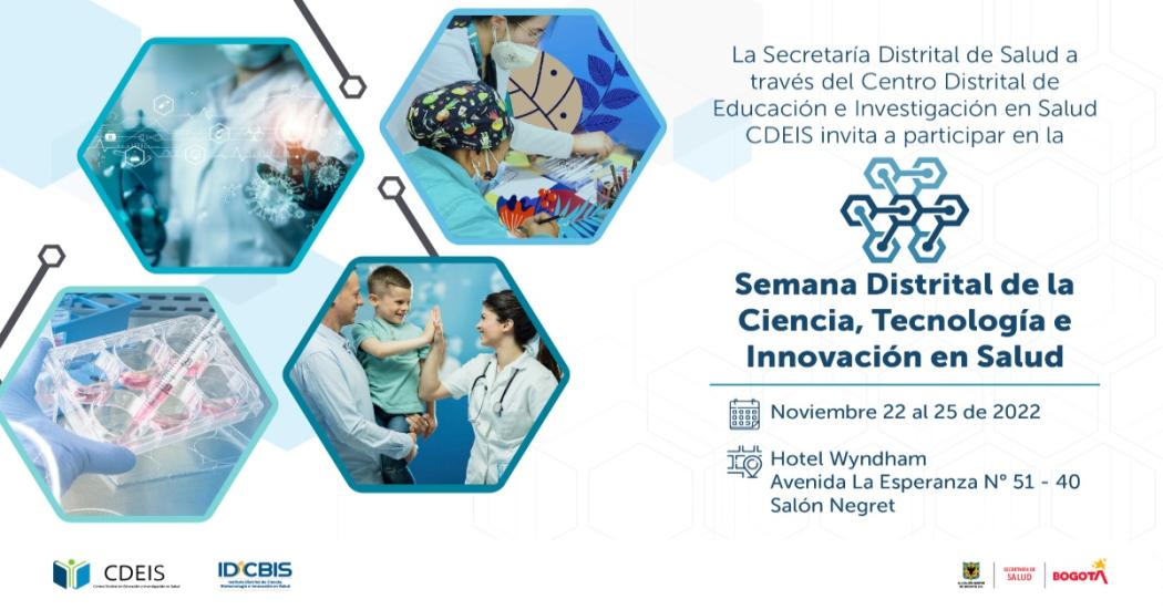 Bogotá realizará Semana Distrital de la Ciencia e Innovación en salud