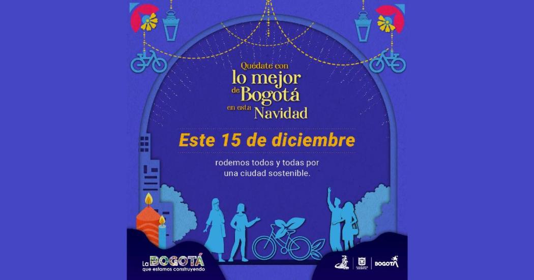 Ciclovía nocturna: Puntos del bicirrecorrido de mujeres en Bogotá