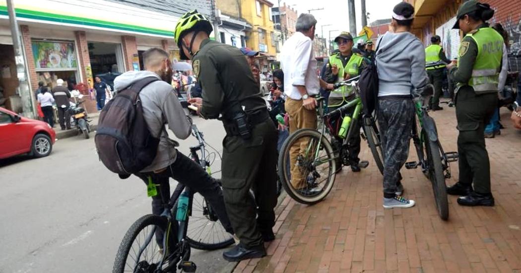 Seguridad para ciclistas en Bogotá