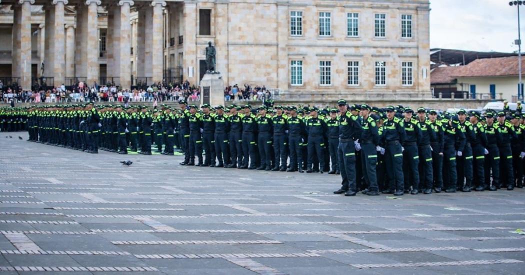 1.500 nuevos policías llegan a Bogotá para reforzar la seguridad de la ciudad 