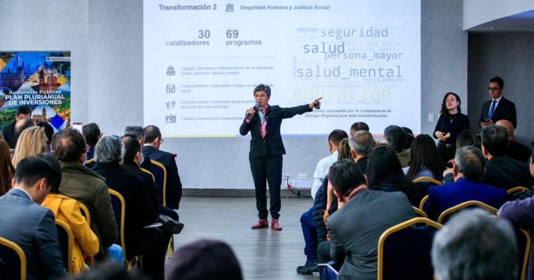 Audiencia: Bogotá presentó proyectos para Plan Nacional de Desarrollo