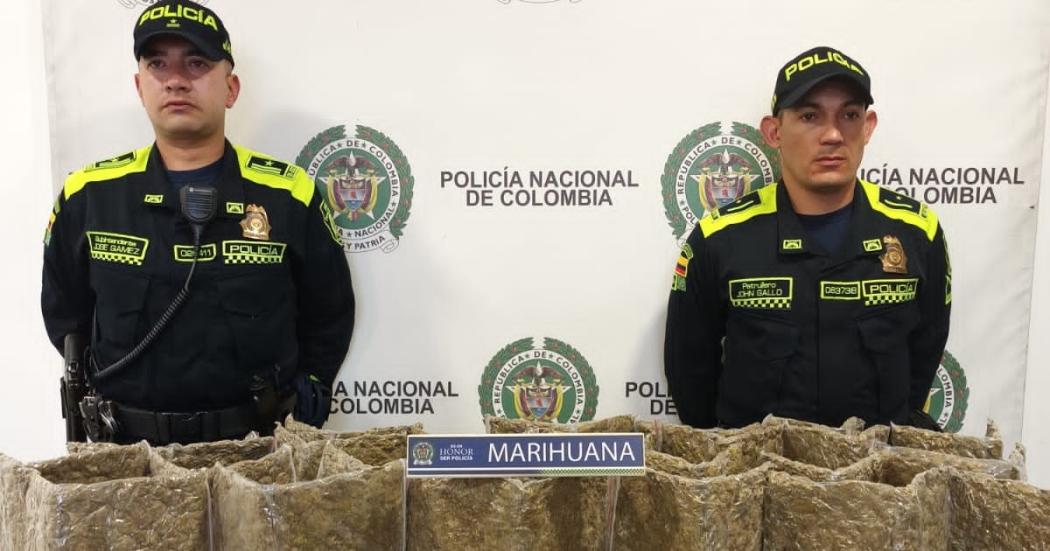 Incautan 12.665 gramos de marihuana escondidos en cajas en El Dorado