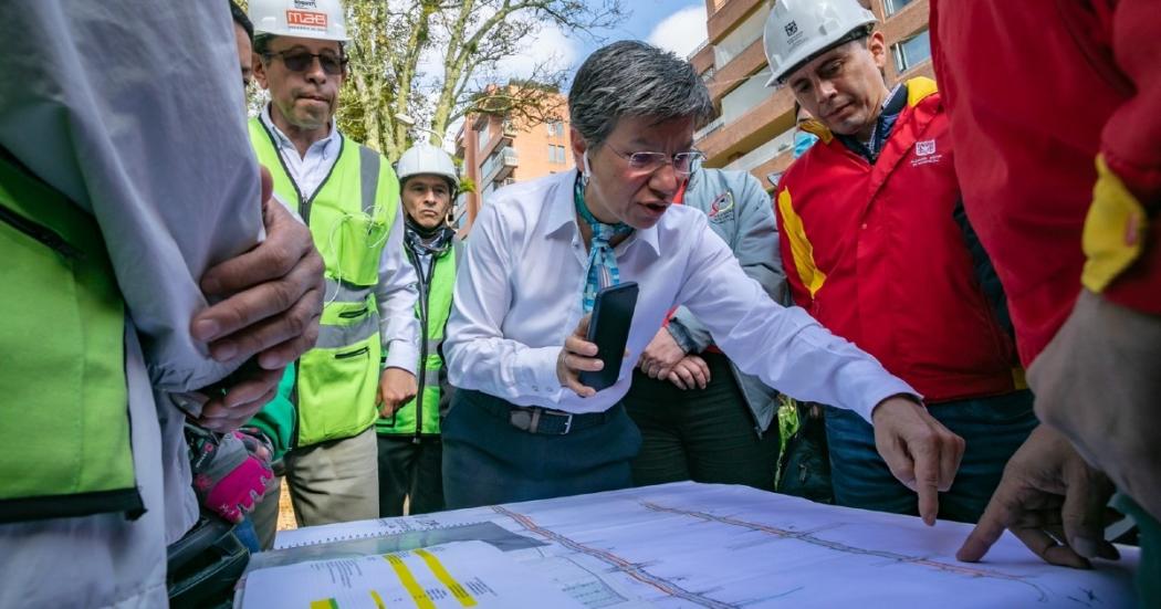 Estamos construyendo una Bogotá con mejor movilidad, andenes y vías: Alcaldesa