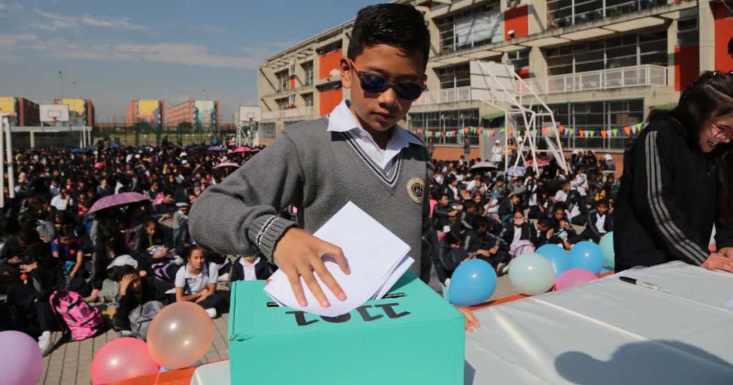 Iniciaron votaciones de gobiernos escolares en colegios de Bogotá