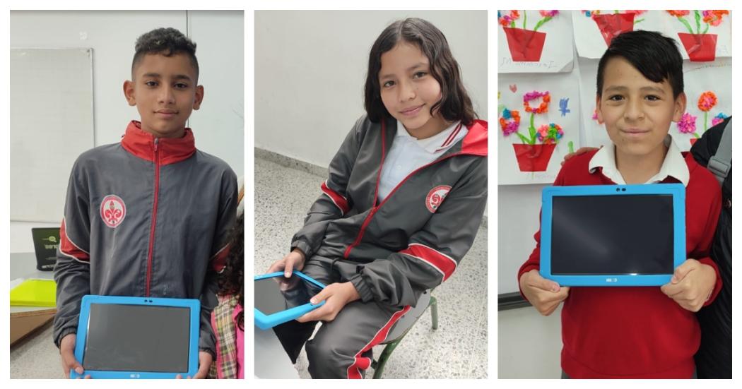 Juntos cuidamos Bogotá: Estudiantes de Barrios Unidos reciben tabletas