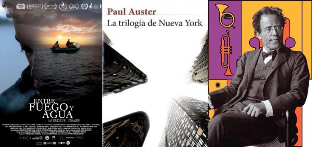 'Entre fuego y agua', 'La trilogía de Nueva York' y Gustav Mahler. 