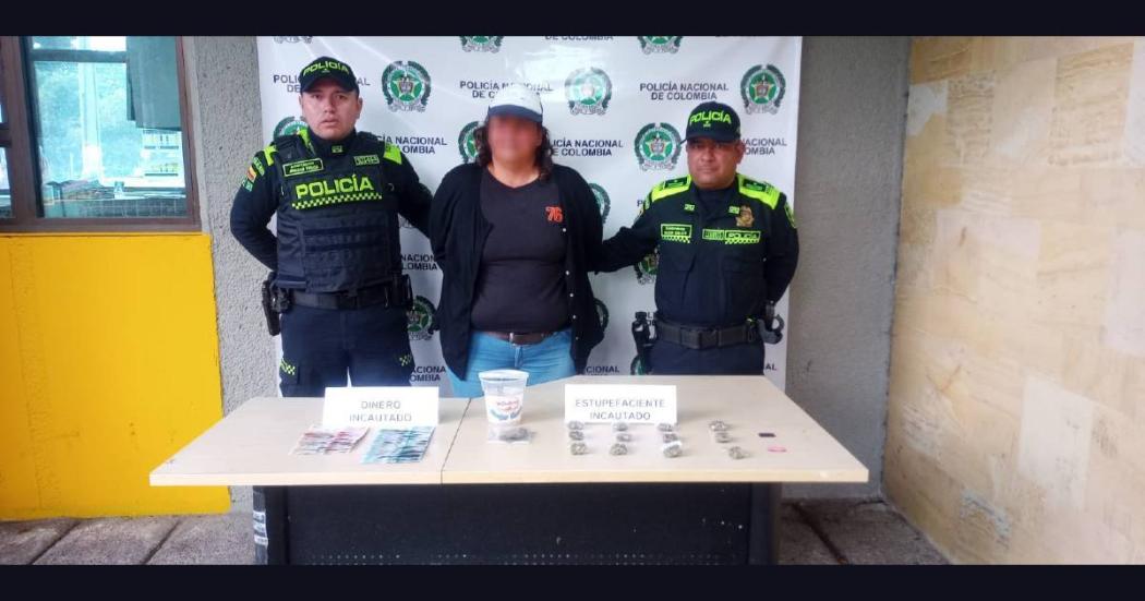 Capturada mujer por tráfico de estupefacientes en localidad de Usaquén