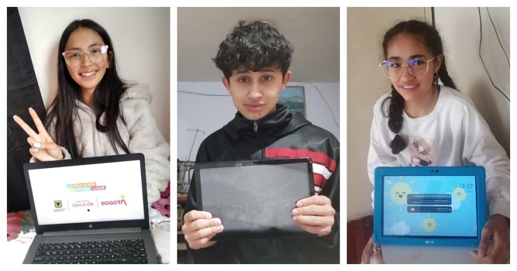 Estudiantes de Bogotá beneficiados con tableta o computador 