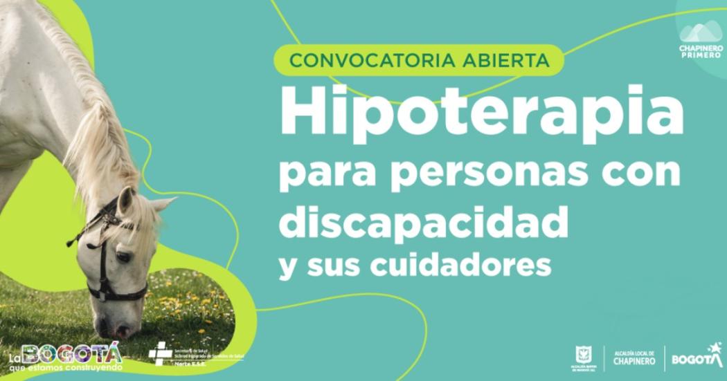 Sesiones de hipoterapia para personas con discpacidad en Chapinero