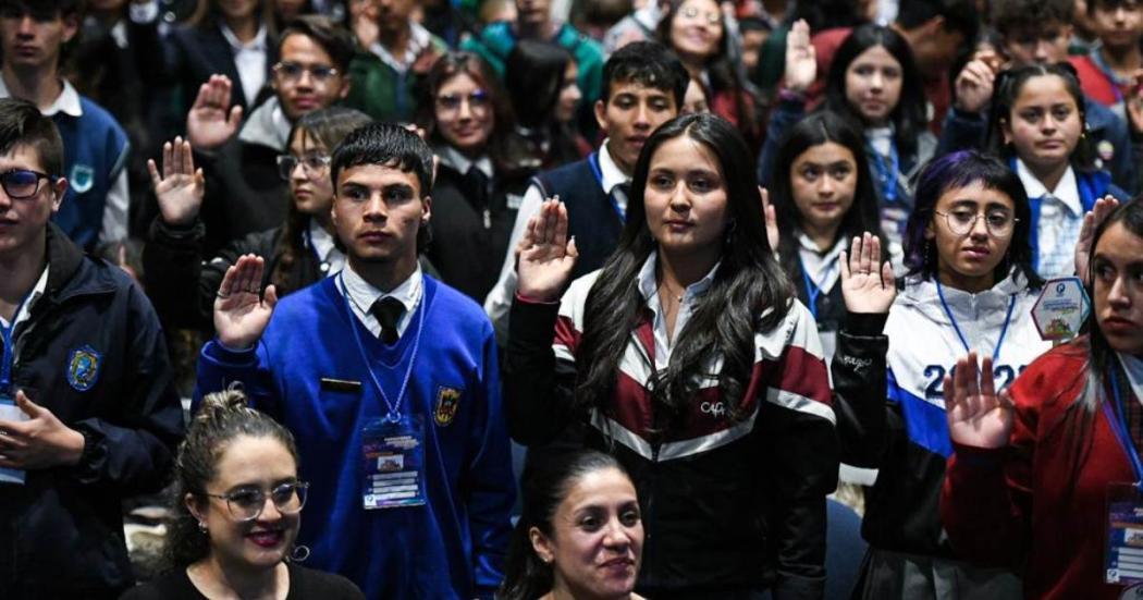 Jóvenes en Bogotá asumieron el cargo de personero estudiantil 2023