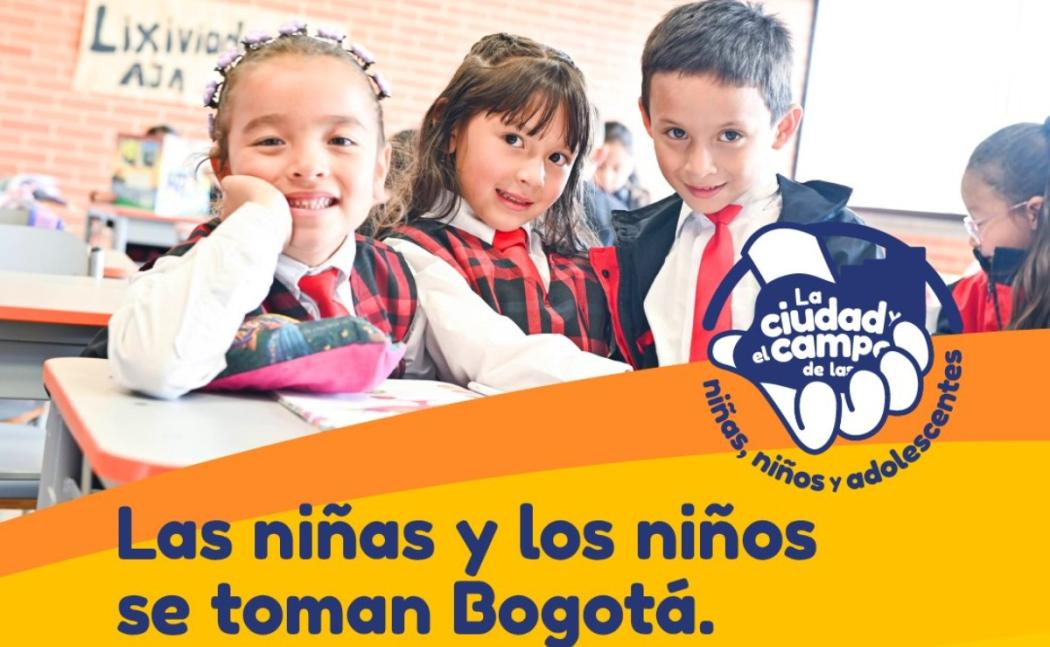 20 de abril: niñas, niños y adolescentes se toman Bogotá con sus ideas